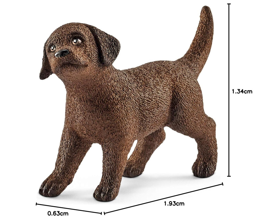 Schleich Labrador Retriever Puppy Figurine – Realistic Farm Animal Toy for Kids Ages 3+