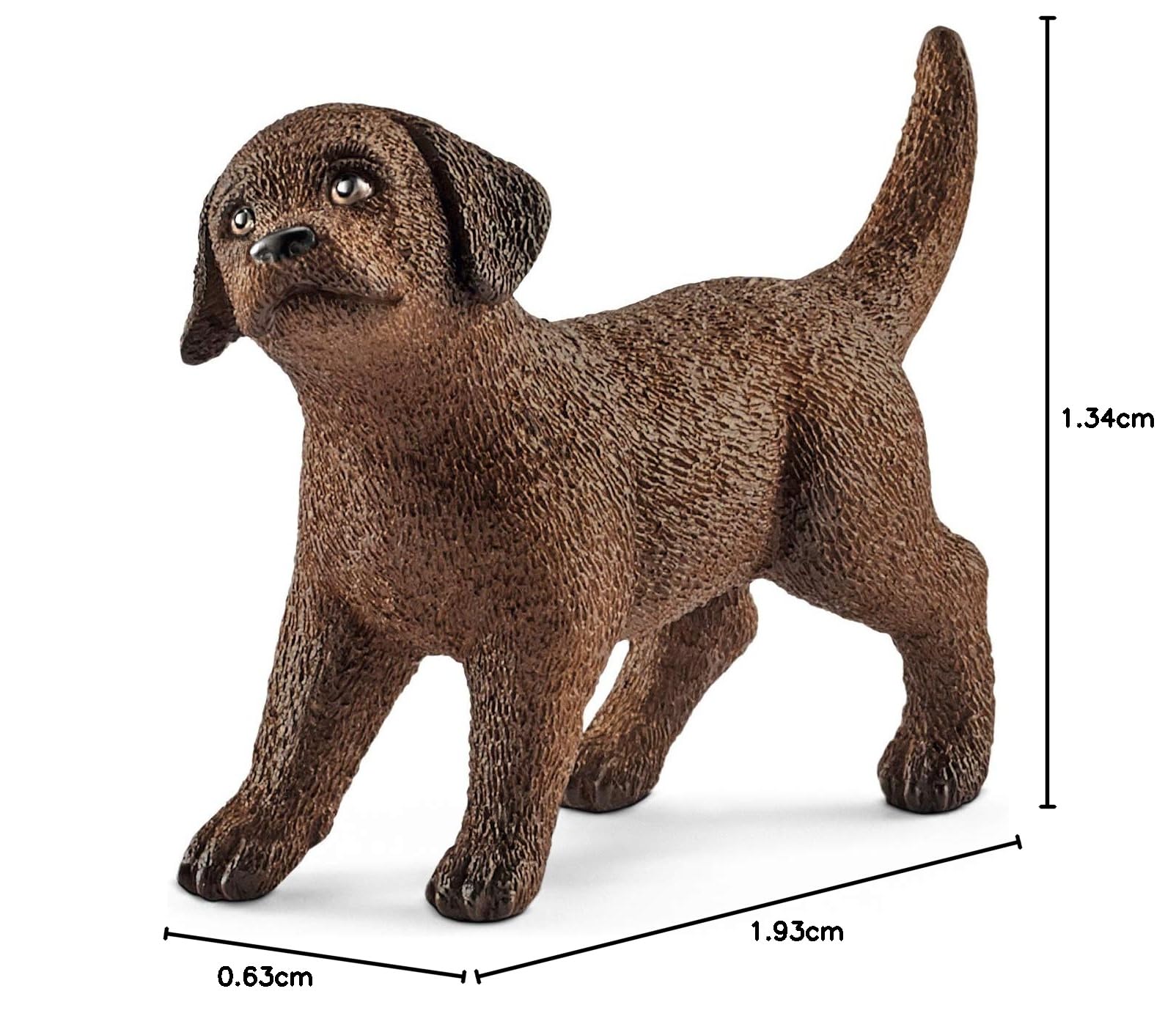 Schleich Labrador Retriever Puppy Figurine – Realistic Farm Animal Toy for Kids Ages 3+