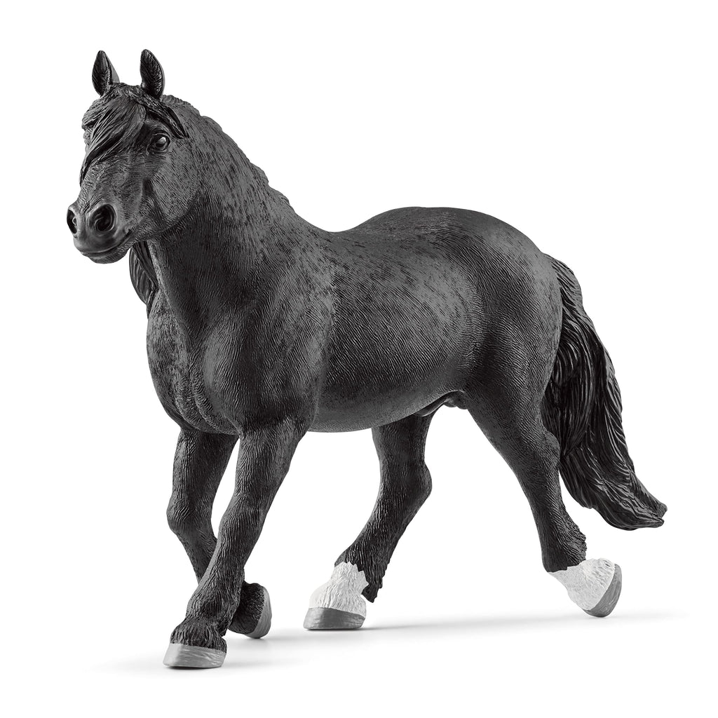Schleich Noriker Stallion Figurine - Realistic Farm World Horse Toy for Ages 3+