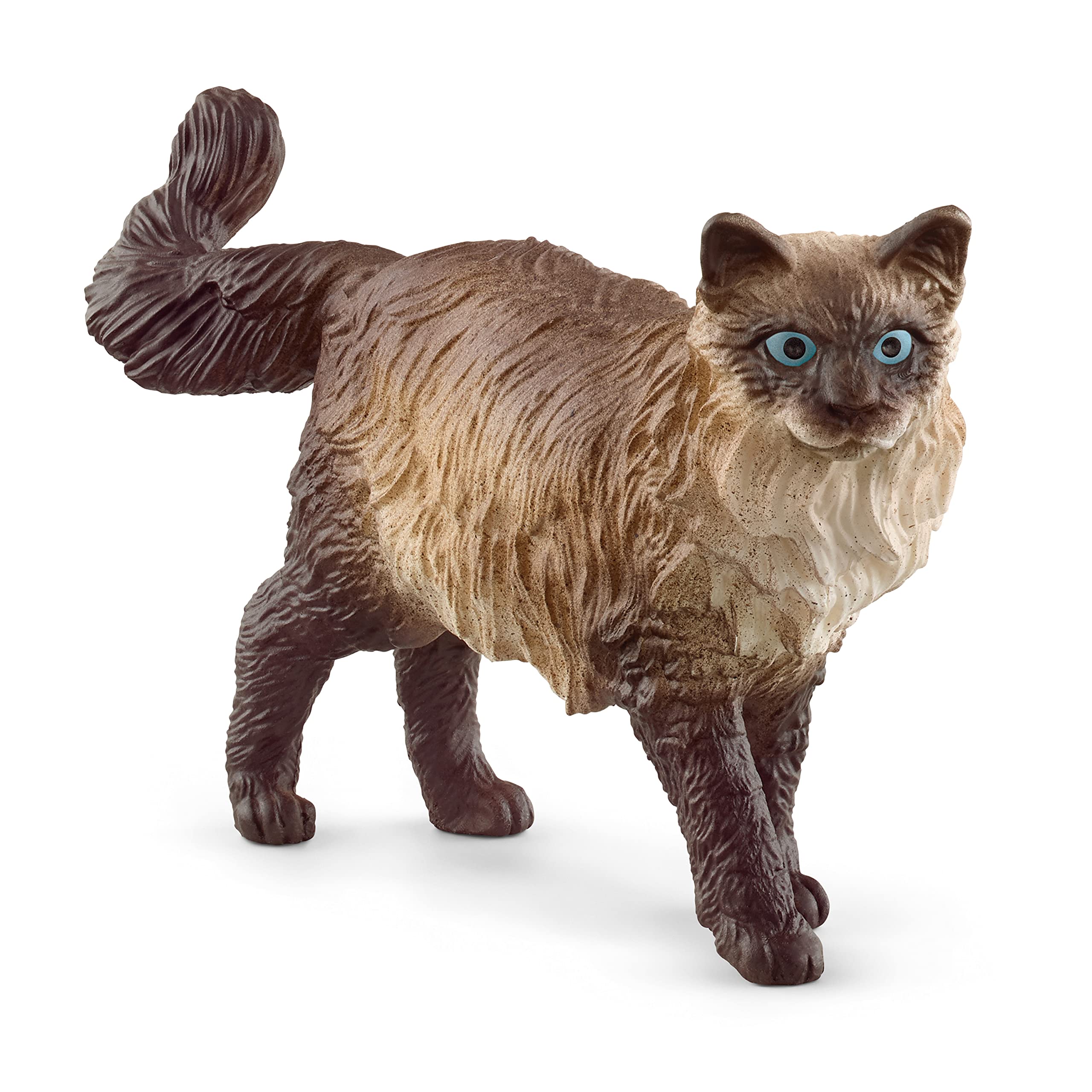 Schleich Ragdoll Cat Figurine – Realistic Farm World Toy for Kids Ages 3+