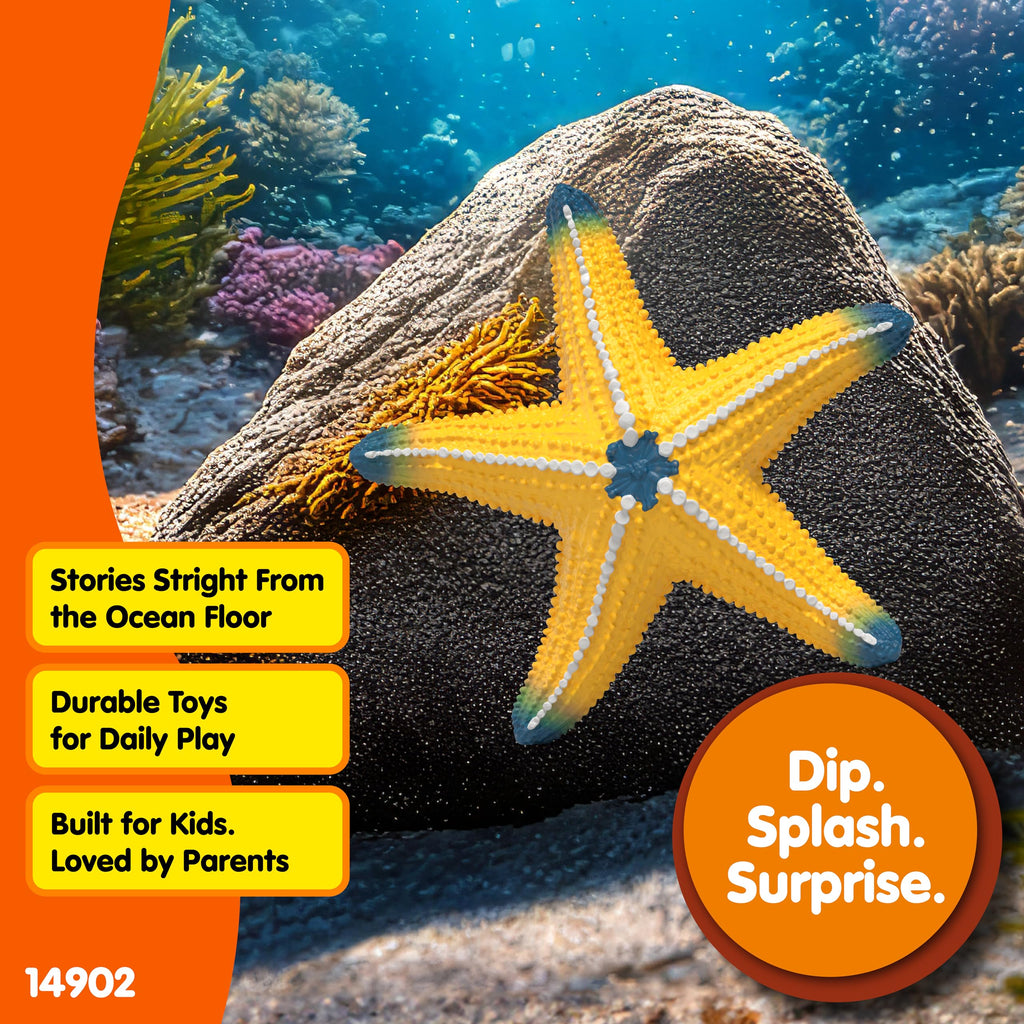 Schleich Starfish Figurine – Realistic Wild Life Toy for Imaginative Play