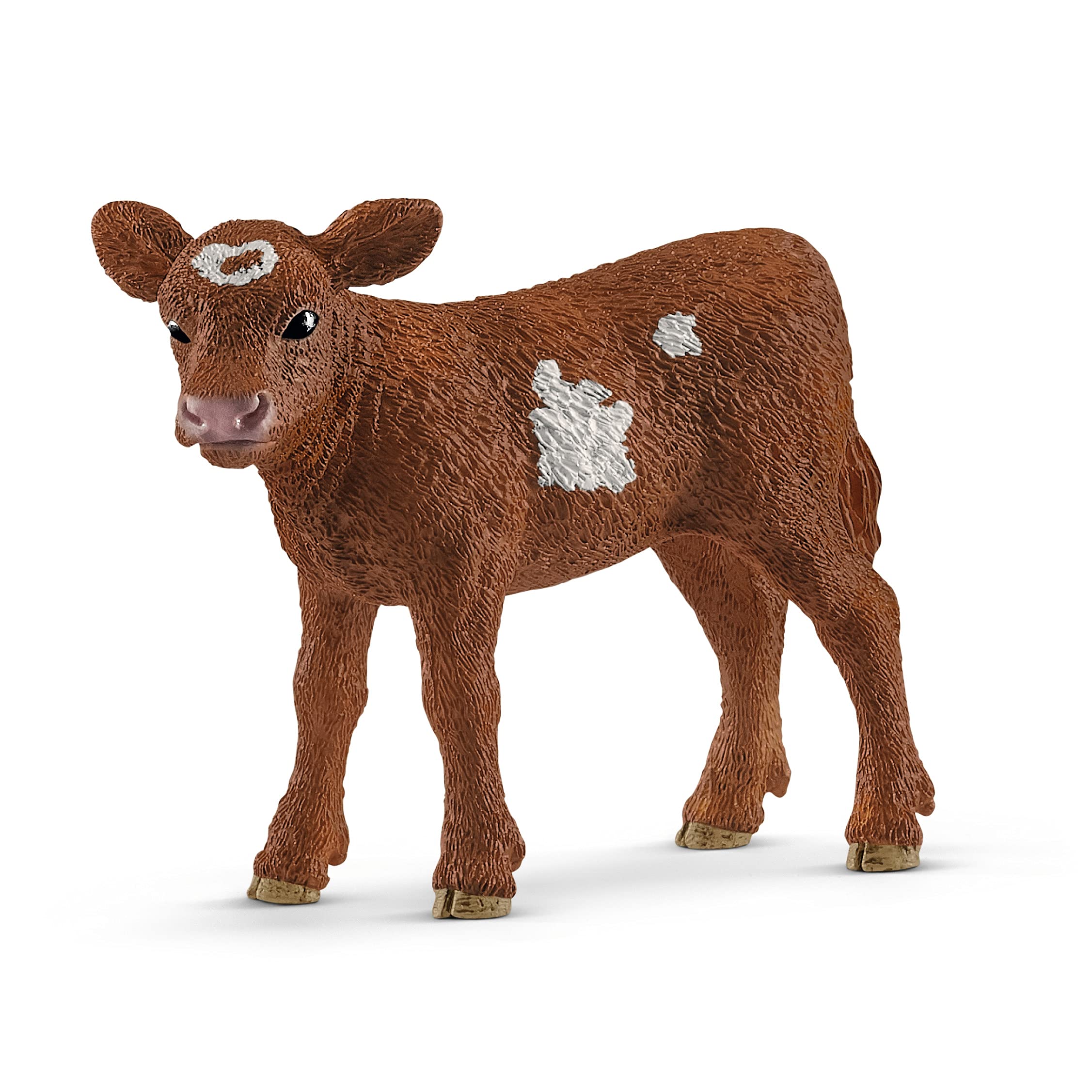 Schleich Texas Longhorn Calf – Realistic Farm Animal Toy Figurine for Kids Ages 3+