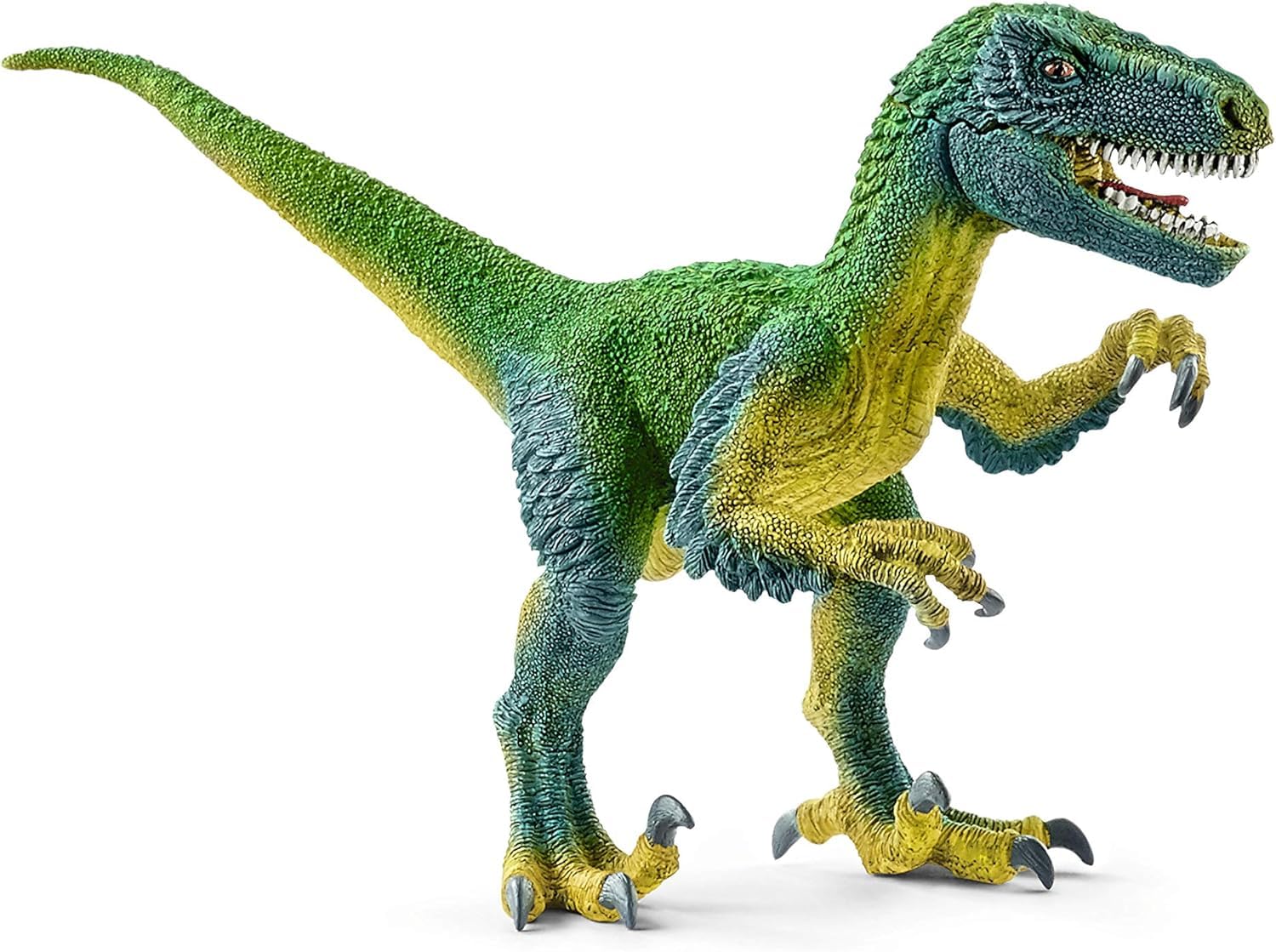 Schleich Velociraptor Figurine with Movable Jaw and Feathered Body – Realistic Dinosaur Toy for Imaginative Play, Ages 4+ (14585)