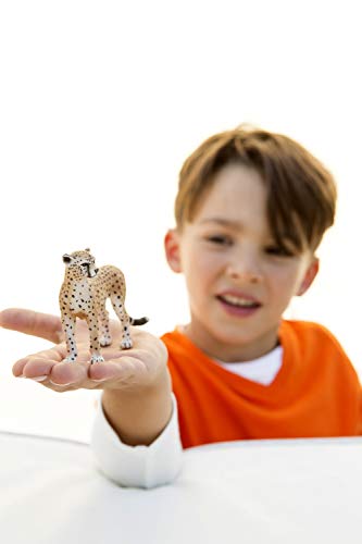 Schleich Wild Life Female Cheetah Figurine – Realistic, Durable, and Hand-Painted Toy for Kids Ages 3+