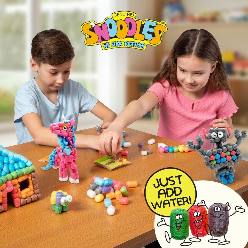 Schylling S'Noodles Creative Building Craft Kit – 210 Biodegradable Noodles, Ages 4+