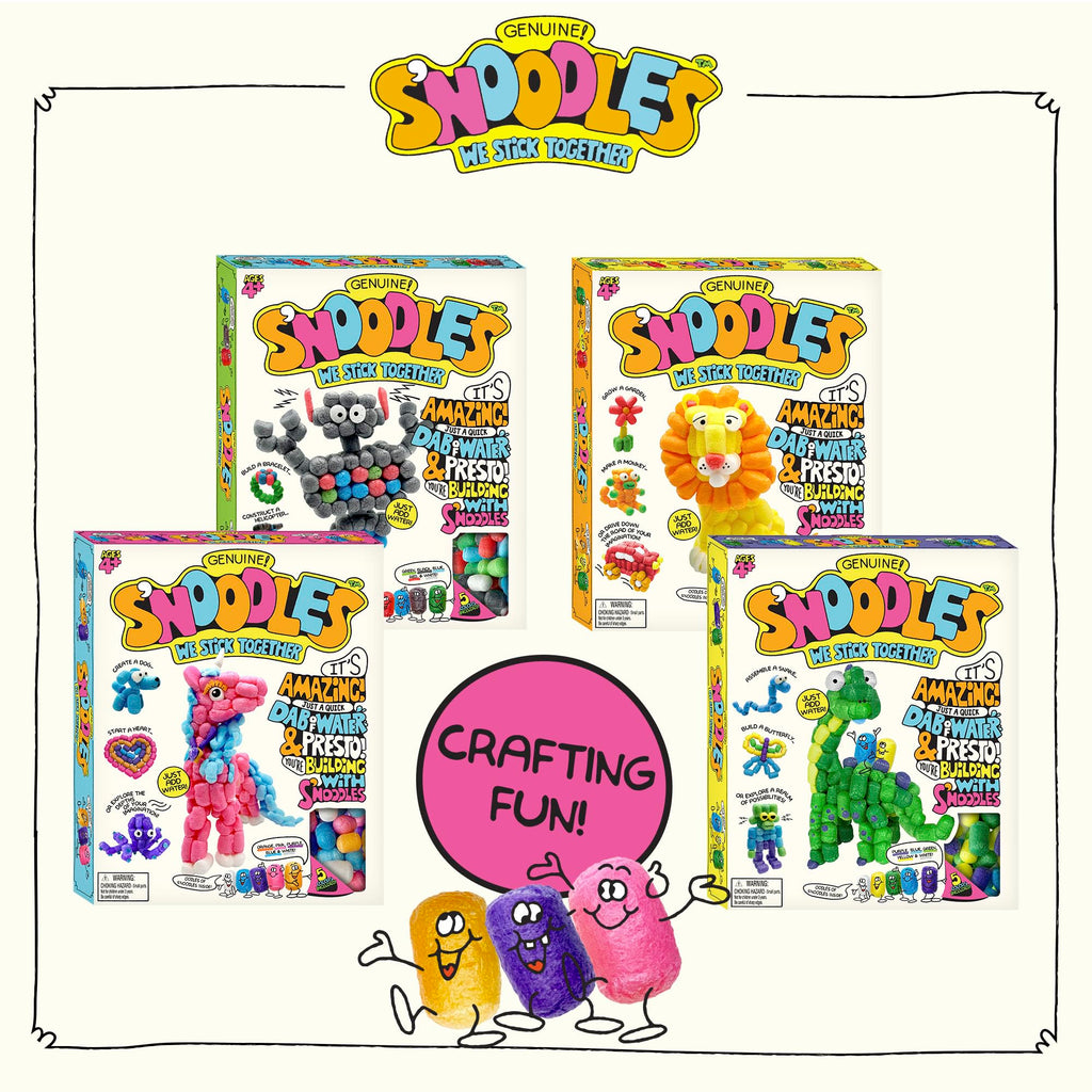 Schylling S'Noodles Creative Building Craft Kit – 210 Biodegradable Noodles, Ages 4+