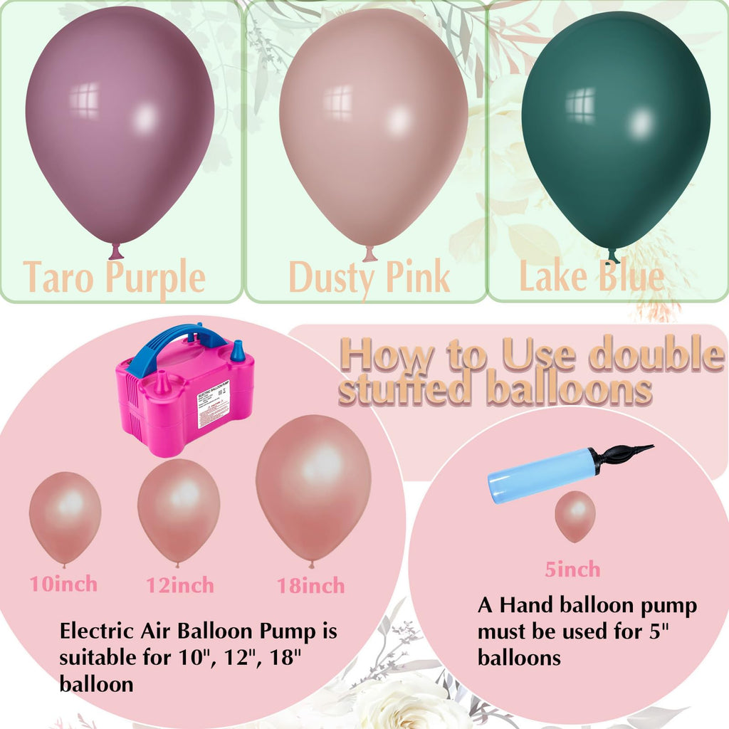 SCMDOTI Dusty Pink Balloons 54 Pack – 18,12,10,5 Inch Pastel Pink Balloons for Party Garland Arch Decorations