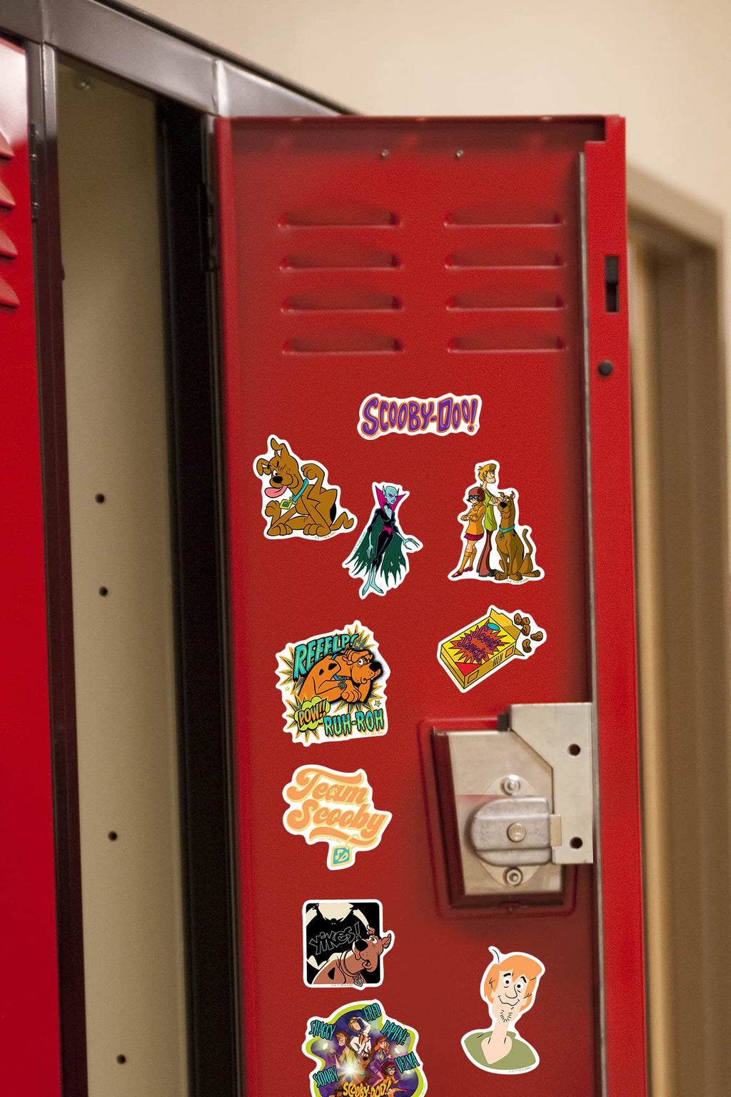 Scooby-Doo! 50-Count Die-Cut Vinyl Sticker Pack – Officially Licensed Fade-Resistant Decals for Laptops, Water Bottles, and More