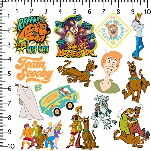 Scooby-Doo! 50-Count Die-Cut Vinyl Sticker Pack – Officially Licensed Fade-Resistant Decals for Laptops, Water Bottles, and More