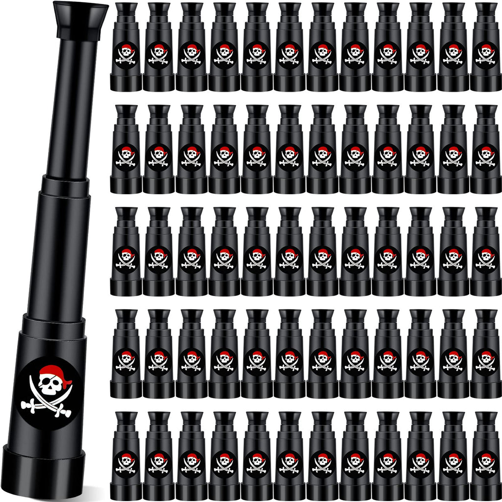 Seenelling 30-Piece Mini Plastic Pirate Telescopes Bulk Party Favors for Halloween and Birthday Themes