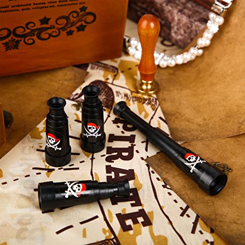 Seenelling 30-Piece Mini Plastic Pirate Telescopes Bulk Party Favors for Halloween and Birthday Themes