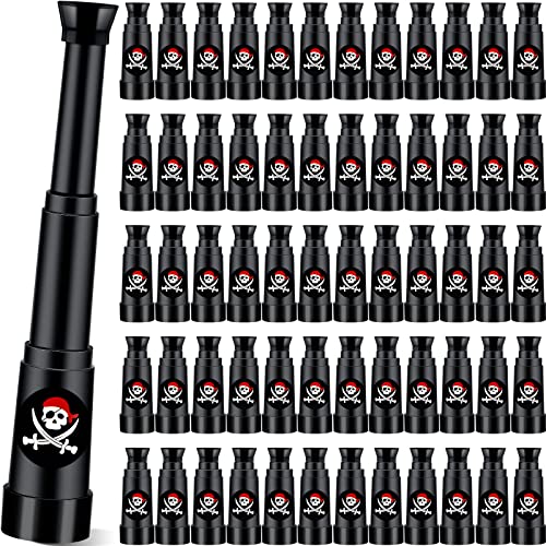 Seenelling 30-Piece Mini Plastic Pirate Telescopes Bulk Party Favors for Halloween and Birthday Themes