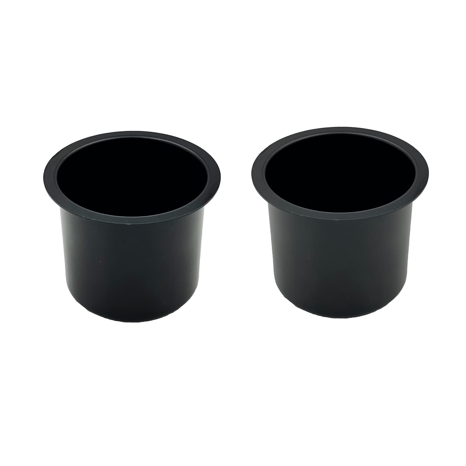 SEETOOOGAMES Jumbo Aluminum Drop-In Cup Holders (Pack of 2, Black)