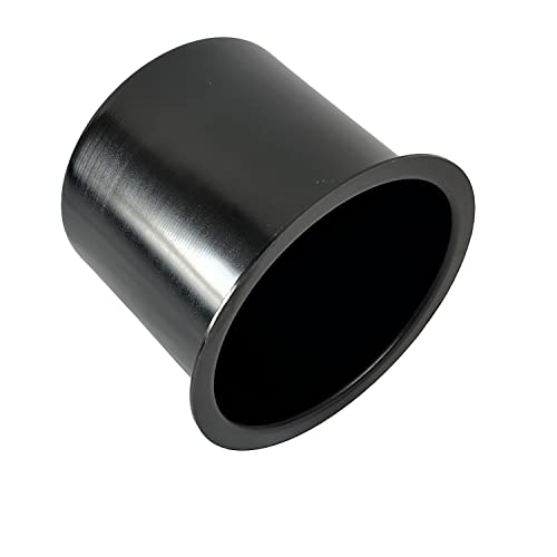SEETOOOGAMES Jumbo Aluminum Drop-In Cup Holders (Pack of 2, Black)