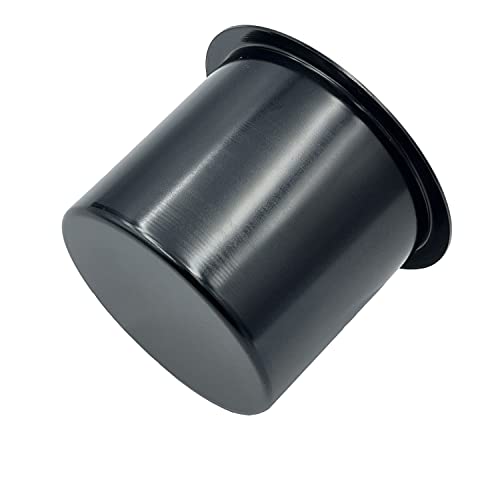 SEETOOOGAMES Jumbo Aluminum Drop-In Cup Holders (Pack of 2, Black)