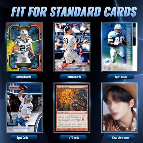 SEFOWG 1200 Clear Trading Card Sleeves – Standard Size 66x91mm Polypropylene Protectors