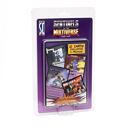Sentinels of the Multiverse Oversized Villain Character Cards – 21 Card Set (4x6 Inches)