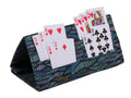 SeptCity Striped Canvas Playing Card Holder – Hands-Free, 6 Slots, Holds 40 Cards