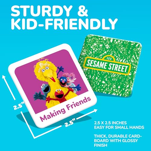Sesame Street Matching Game by MasterPieces – Fun Memory Card Game for Kids Ages 3+
