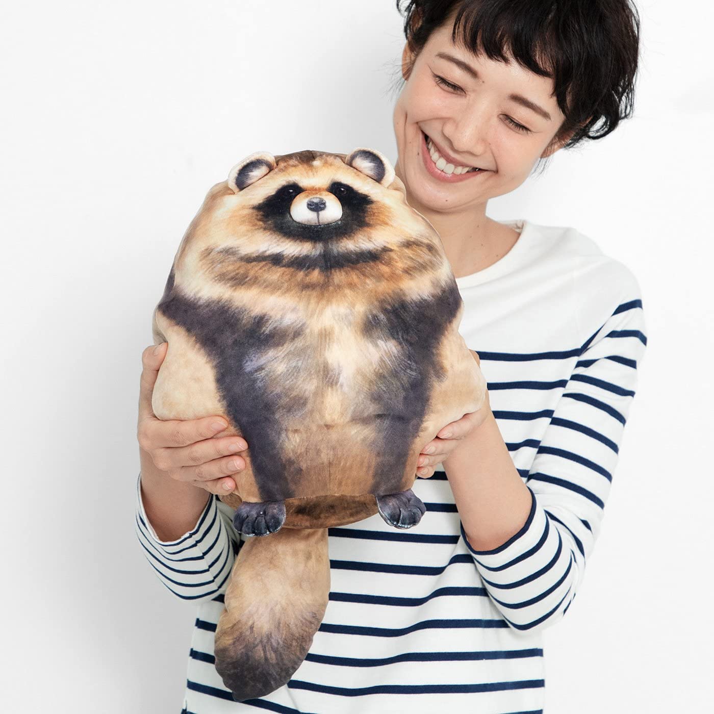 Sew Butiful 10-Inch Raccoon Plush – Soft Stuffed Animal Pillow, Cute Plushies for Kids & Adults