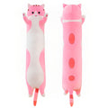 Shangman Lovely Plush Cat Hugging Pillow - Soft Stuffed Kitten Toy (Pink, Multiple Sizes)