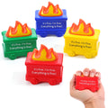 Shappy Dumpster Stress Relief Balls 4-Pack: Humorous PU Foam Fidget Toys for Anxiety
