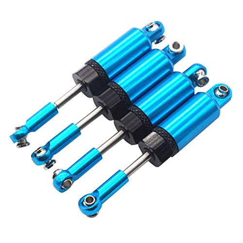 Share Goo 4-Pack Blue Aluminum Shock Absorbers for WPL 1/16 C14 C24 RC Crawler Upgrade