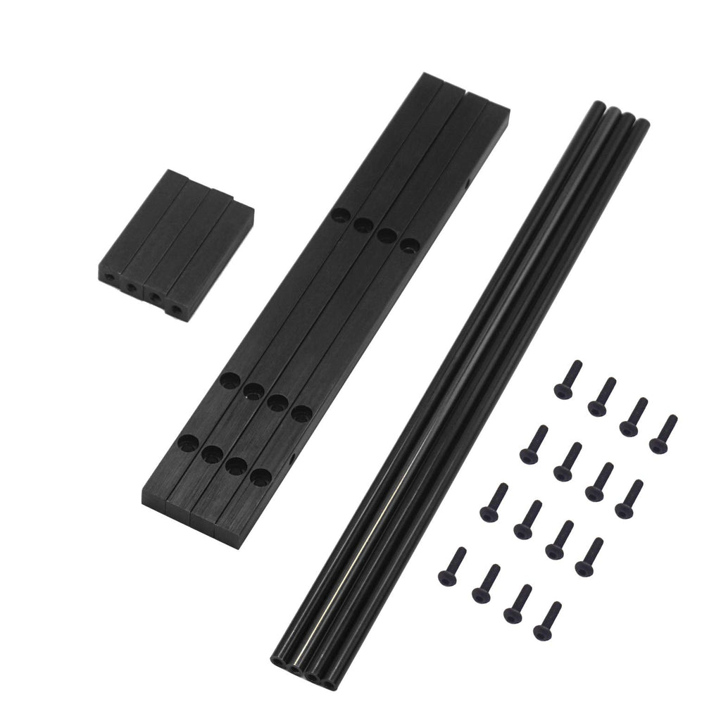 Share Goo Metal Tire Rack for 1/10 RC Crawler - Holds 1.9 or 2.2 Inch Wheels - Black