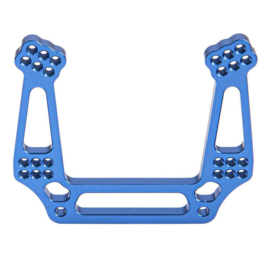 ShareGoo Aluminum Alloy Front Shock Tower Mount Replacement for Traxxas 2WD 1/10 RC Cars (Blue, Part #3639)