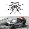 ShareGoo Black Rubber Roof Rack Luggage Net with Hooks for 1/10 RC Crawler and Truck
