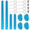 ShareGoo Metal RC Body Post Mounts for Tamiya TT02 TT-02 1/10 – Blue Aluminum Alloy Upgrade