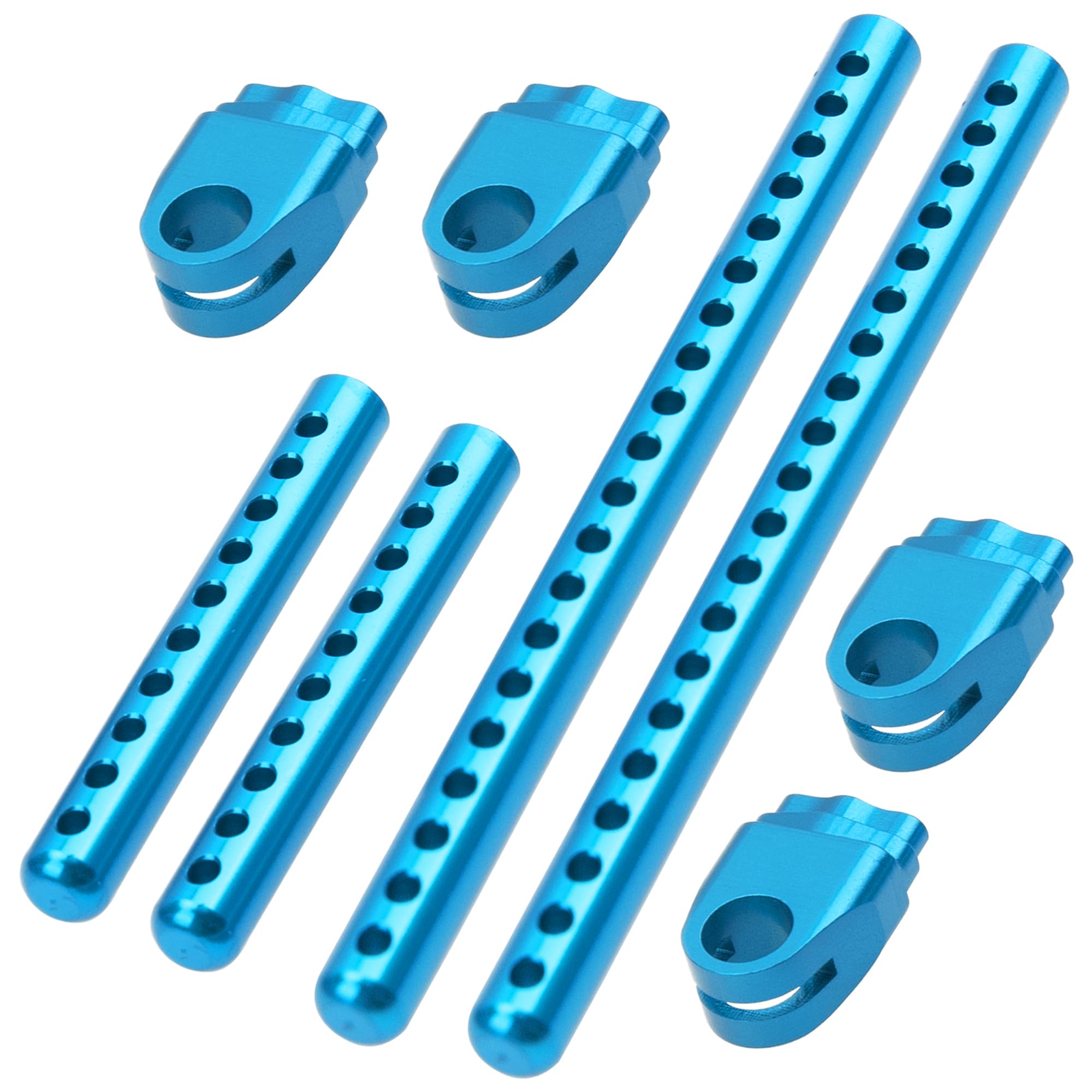 ShareGoo Metal RC Body Post Mounts for Tamiya TT02 TT-02 1/10 – Blue Aluminum Alloy Upgrade