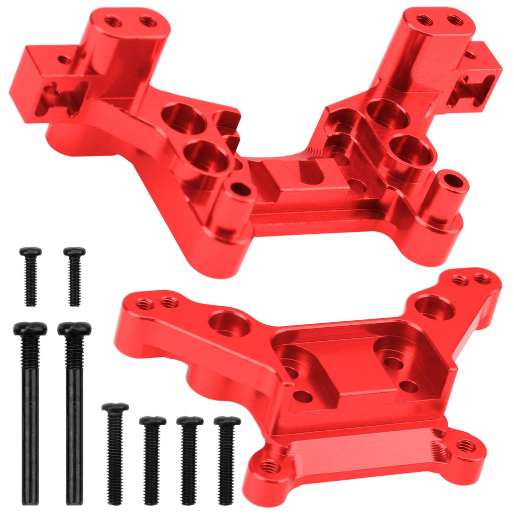 ShareGoo Metal Shock Tower Upgrade Set for Hyper Go 1/16 RC Cars - Red