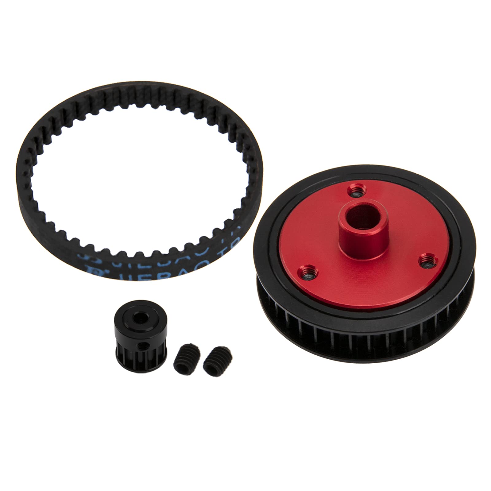 ShareGoo RC Car Belt Drive Gear Set – 3.2mm Upgrade for Axial SCX10 SCX10-II 90046 (Black)