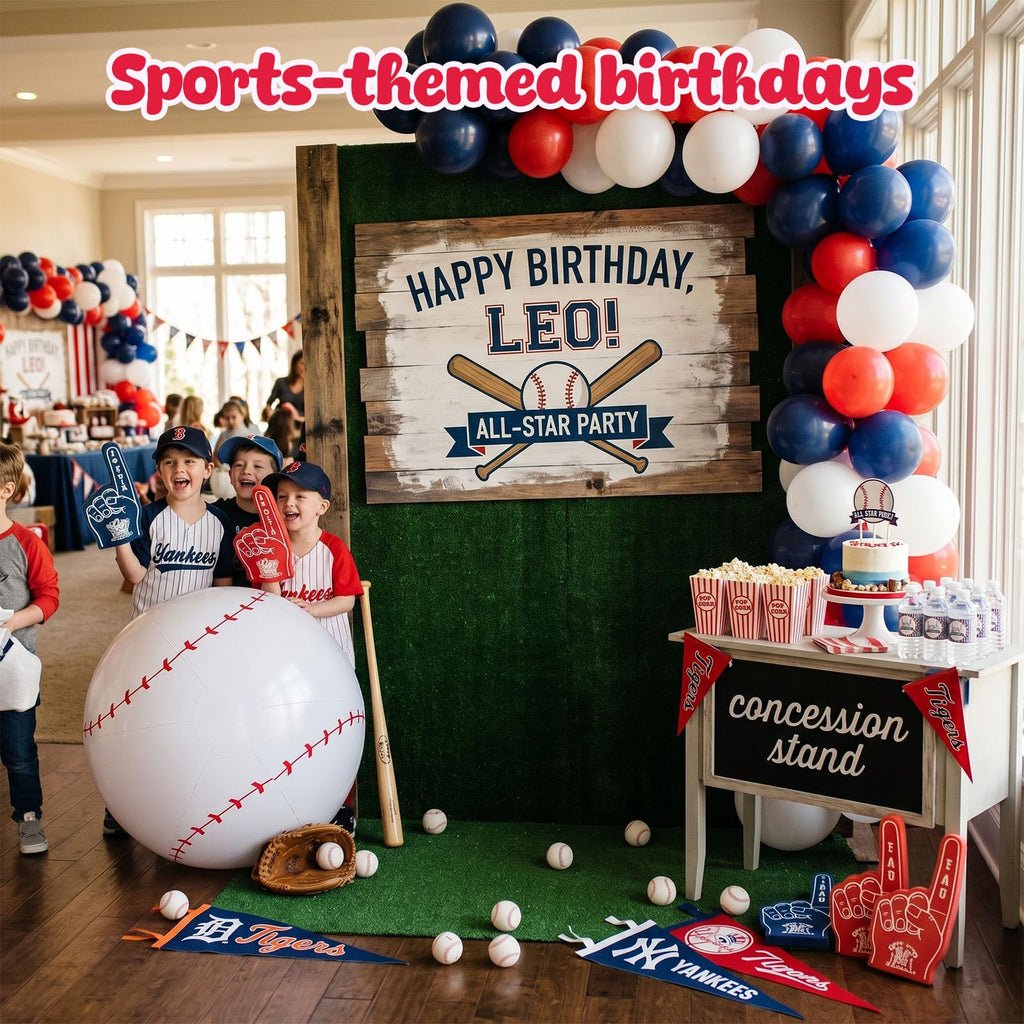 Shindel 27-Inch Inflatable Baseball - Giant Beach Ball for Sports Parties & Pool Fun