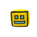 Shopular 4.7" Yellow Cube Plush Toy – Soft PP Cotton Stuffed Pendant Keychain for Game Fans