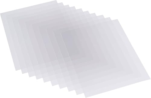 Shrinky Dinks Crystal Clear Sheets – 10 Pack for Kids' Shrinkable Crafts