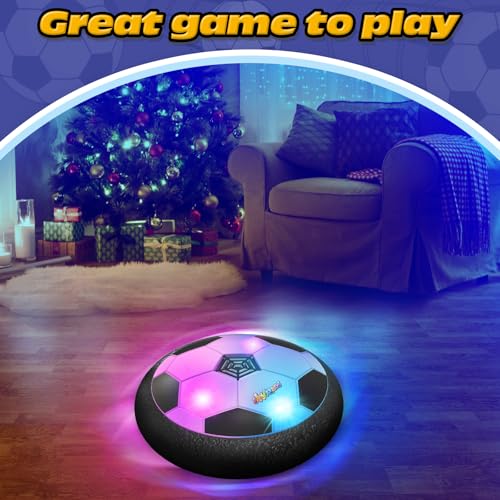 ShyLizard Hover Soccer Ball with LED Lights - Indoor & Outdoor Toy for Kids Ages 3-8