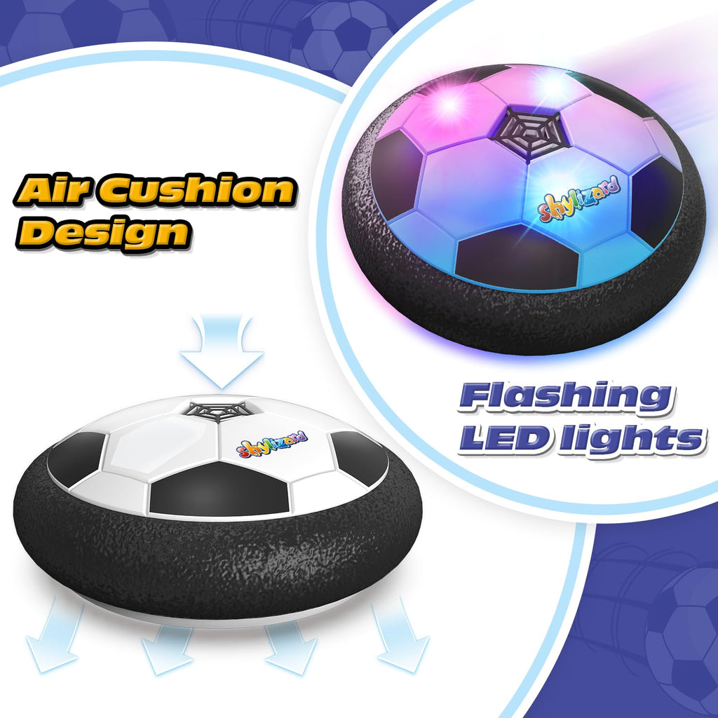 ShyLizard Hover Soccer Ball with LED Lights - Indoor & Outdoor Toy for Kids Ages 3-8