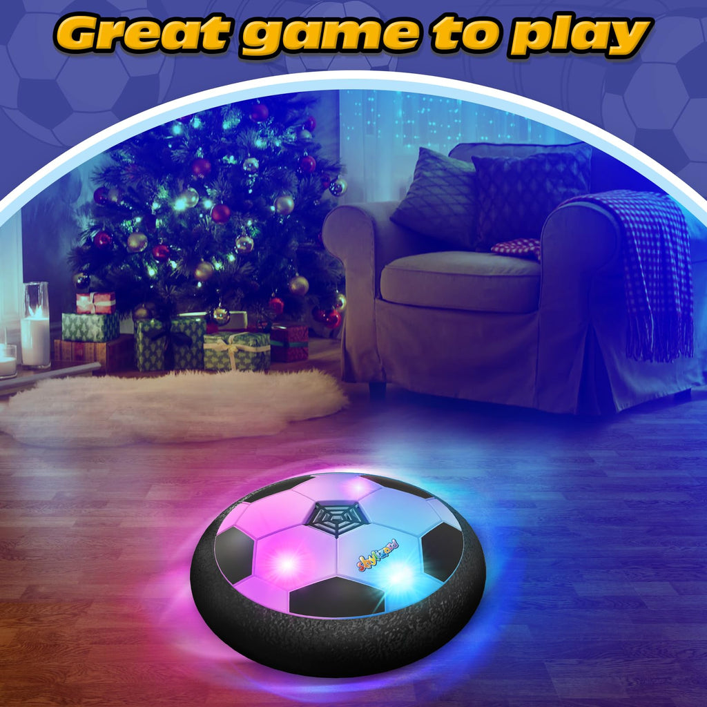 ShyLizard Hover Soccer Ball with LED Lights - Indoor & Outdoor Toy for Kids Ages 3-8