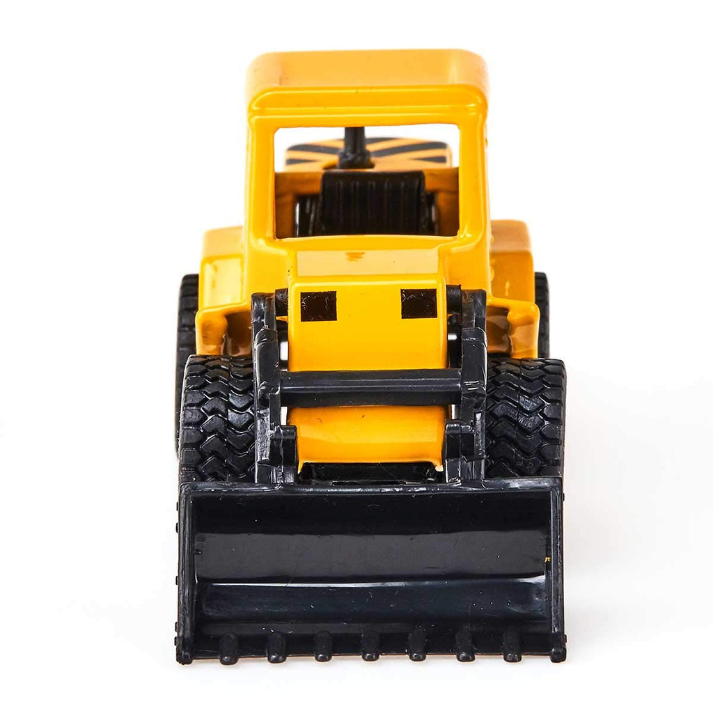 Siku 0802 Front Loader Diecast Model – Movable Loading Arm, Yellow/Black, 7.7 cm