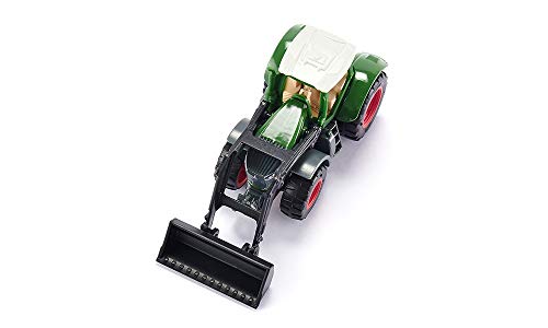 Siku 1393 Fendt 1050 Vario with Front Loader – Diecast Metal Toy Tractor with Movable Loader and Rubber Tires