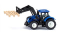 Siku 1544 New Holland Tractor with Pallet Fork and Pallet – Metal/Plastic Toy for Kids