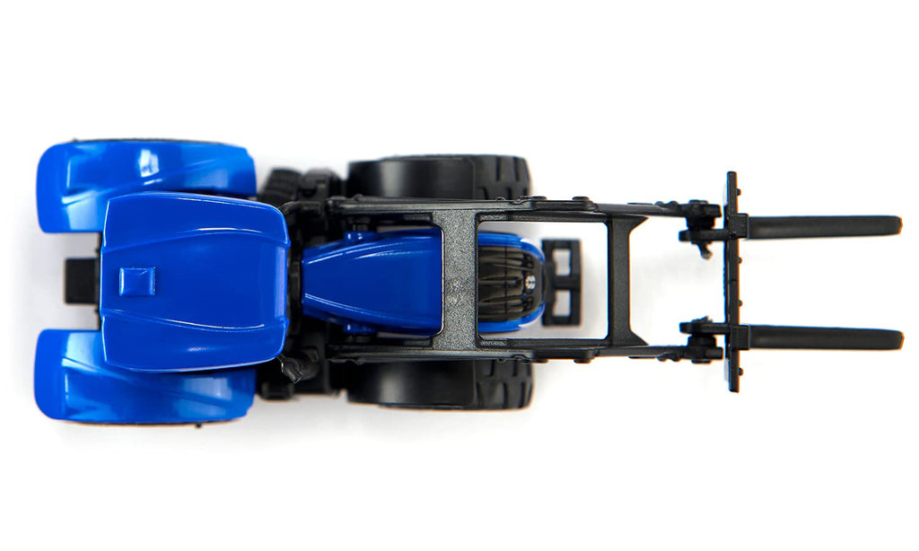 Siku 1544 New Holland Tractor with Pallet Fork and Pallet – Metal/Plastic Toy for Kids