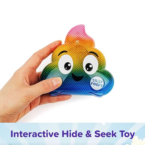 Silly Poopy's Hide & Seek – Talking, Singing, Rainbow Hide-and-Seek Toy for Toddlers Ages 3+