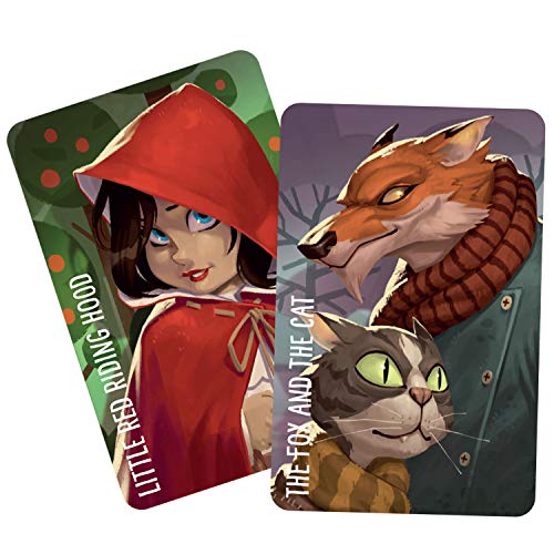 Similo Fables: Cooperative Deduction Card Game for Families – Guess the Secret Fairy Tale Character