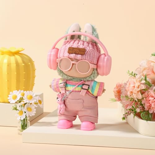 Sinbana 7-Piece Doll Clothes Set - Rainbow Outfit with Accessories for Dressing and Display