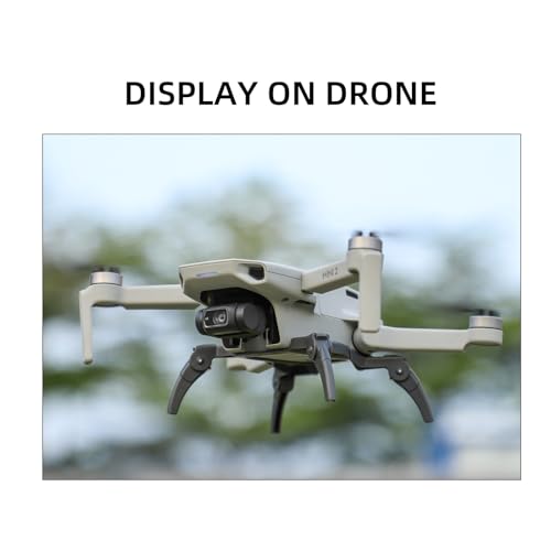 Sinyutia Foldable Landing Gear for DJI Mini 4K / Mini 2 SE / Mini 2 – Gray Spider Legs with 32mm Height Boost