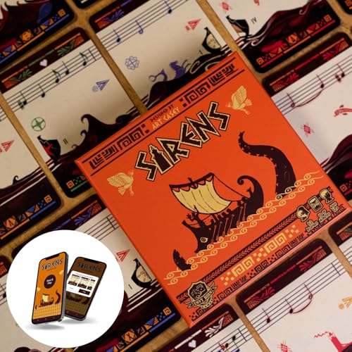 Sirens Greek Mythology Card Drafting Game – Tiny Series, 1-2 Players Ages 12+
