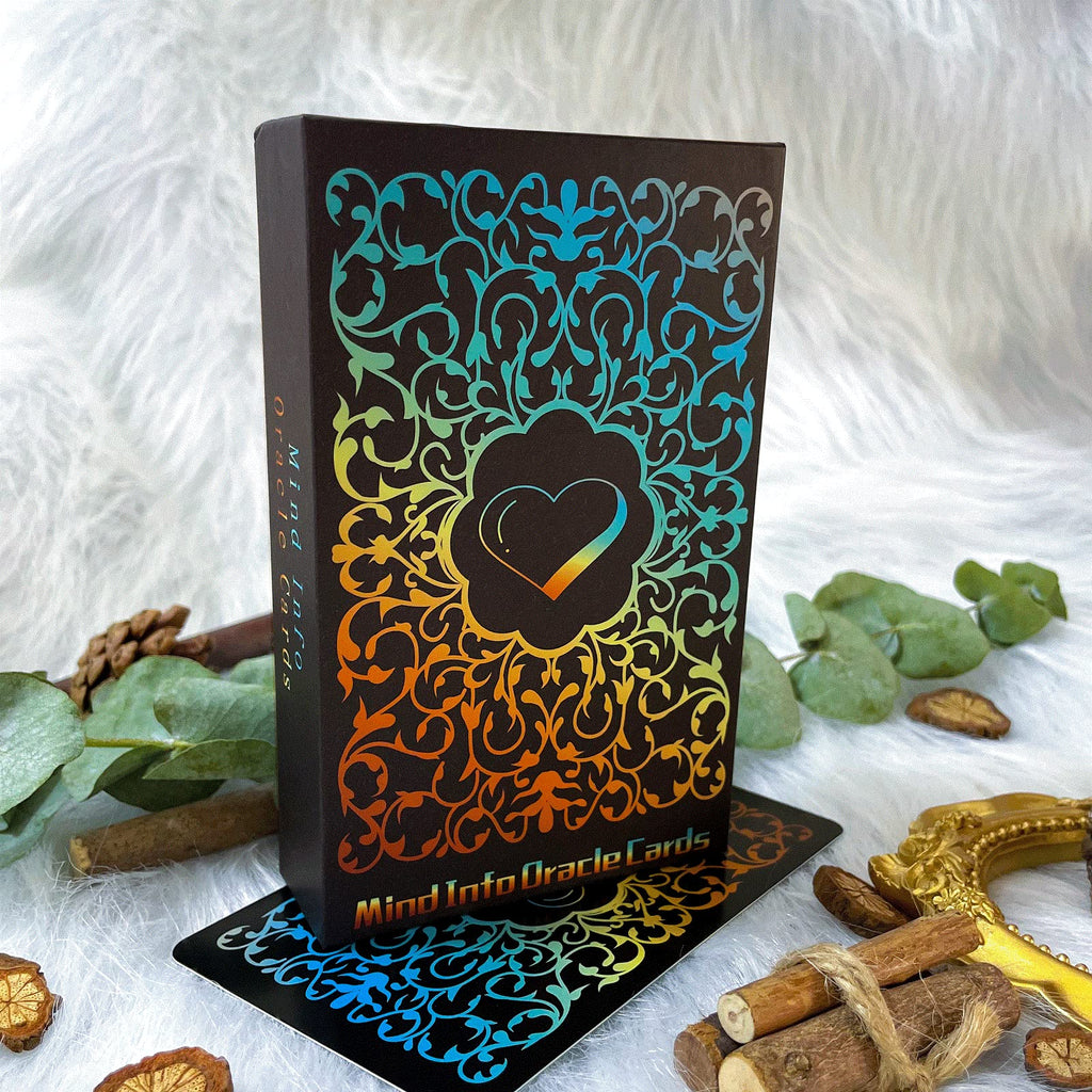 Sishui Mind Info Oracle Cards Deck – 48 Cards for Life & Career Guidance, Beginner-Friendly